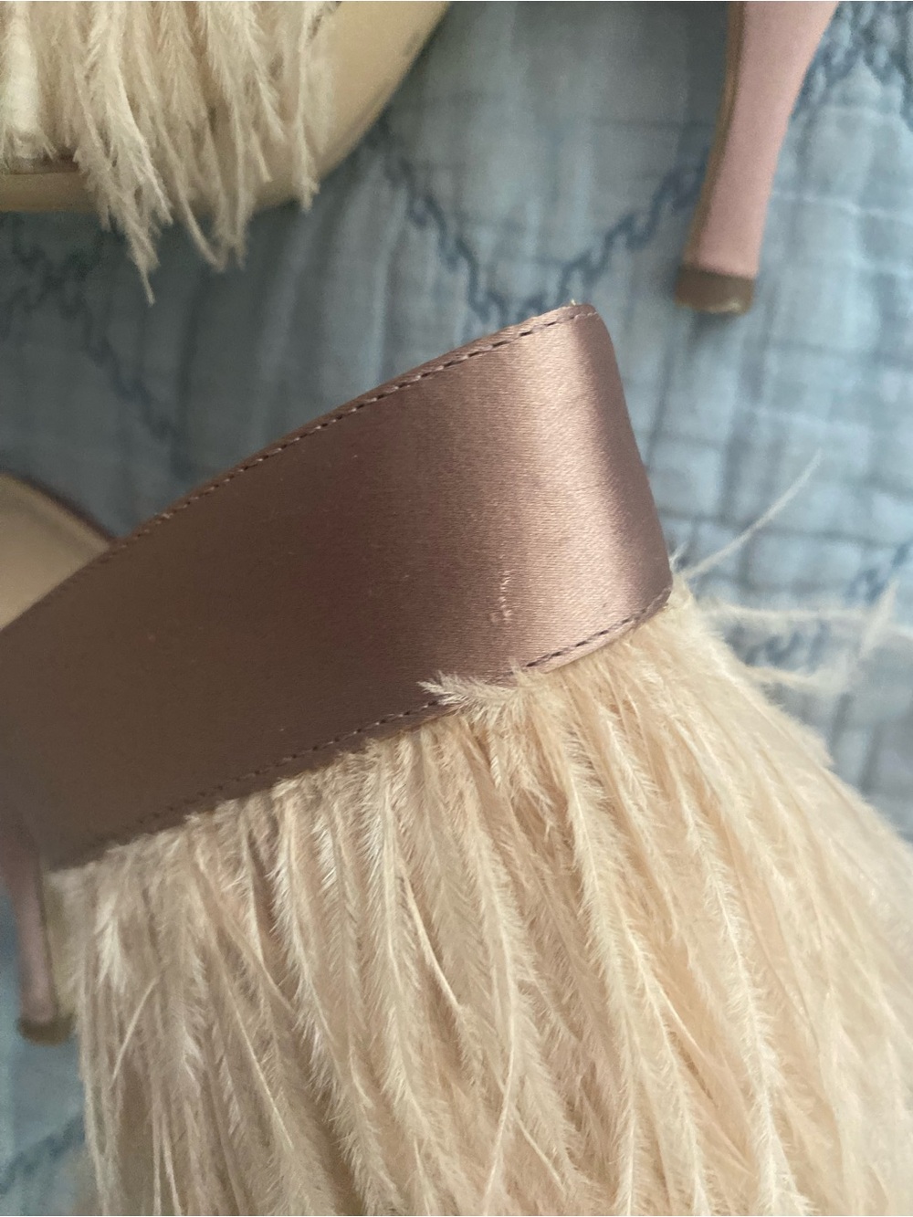 Zara Feather Mules With Rhinestones Size EU 38 - Picture 10 of 12